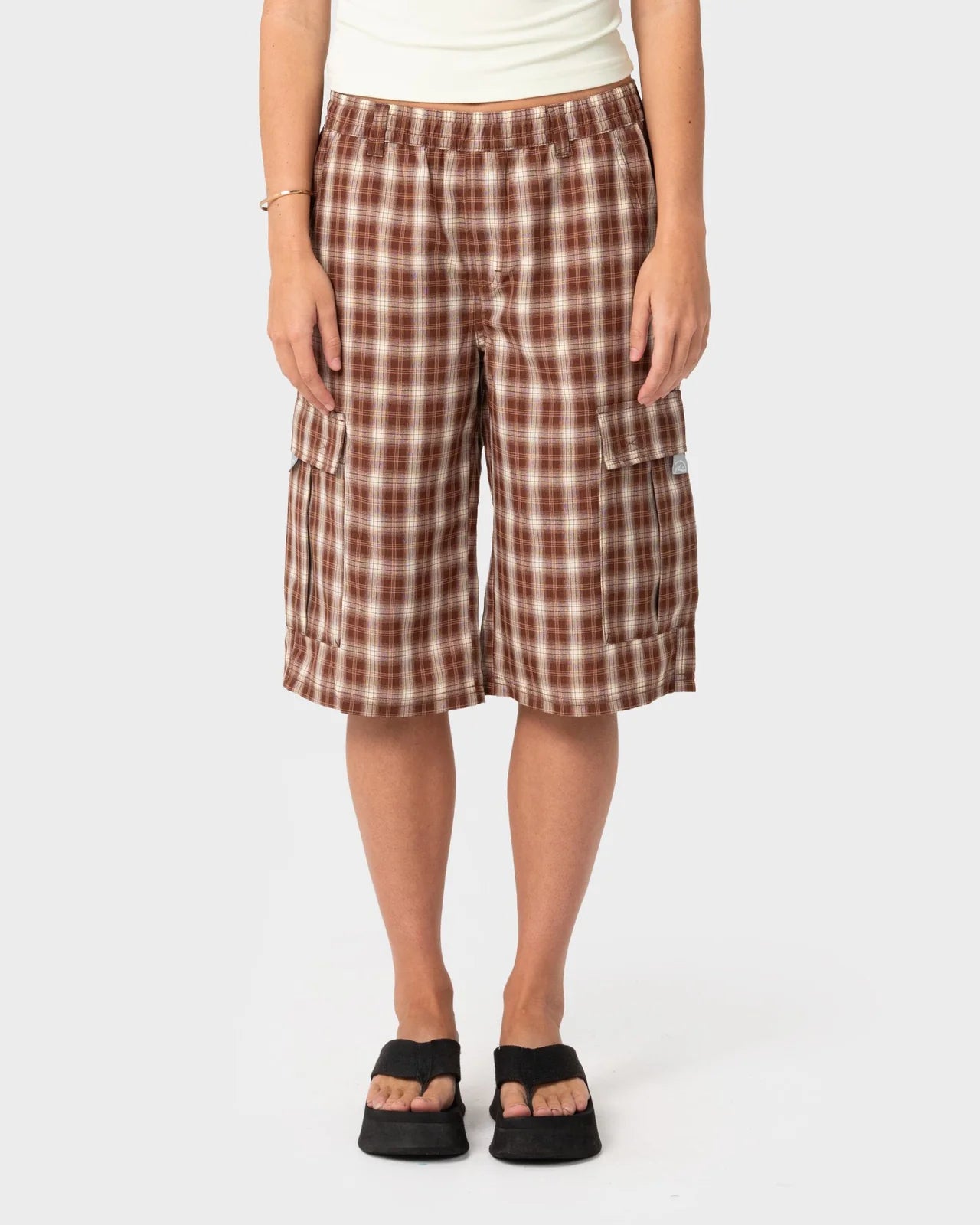 Rusty- Ms Screw Elastic Cargo Short | Java