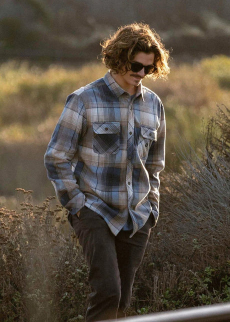 Vissla - Eco-zy LS Polar Flannel Shirt | Sea