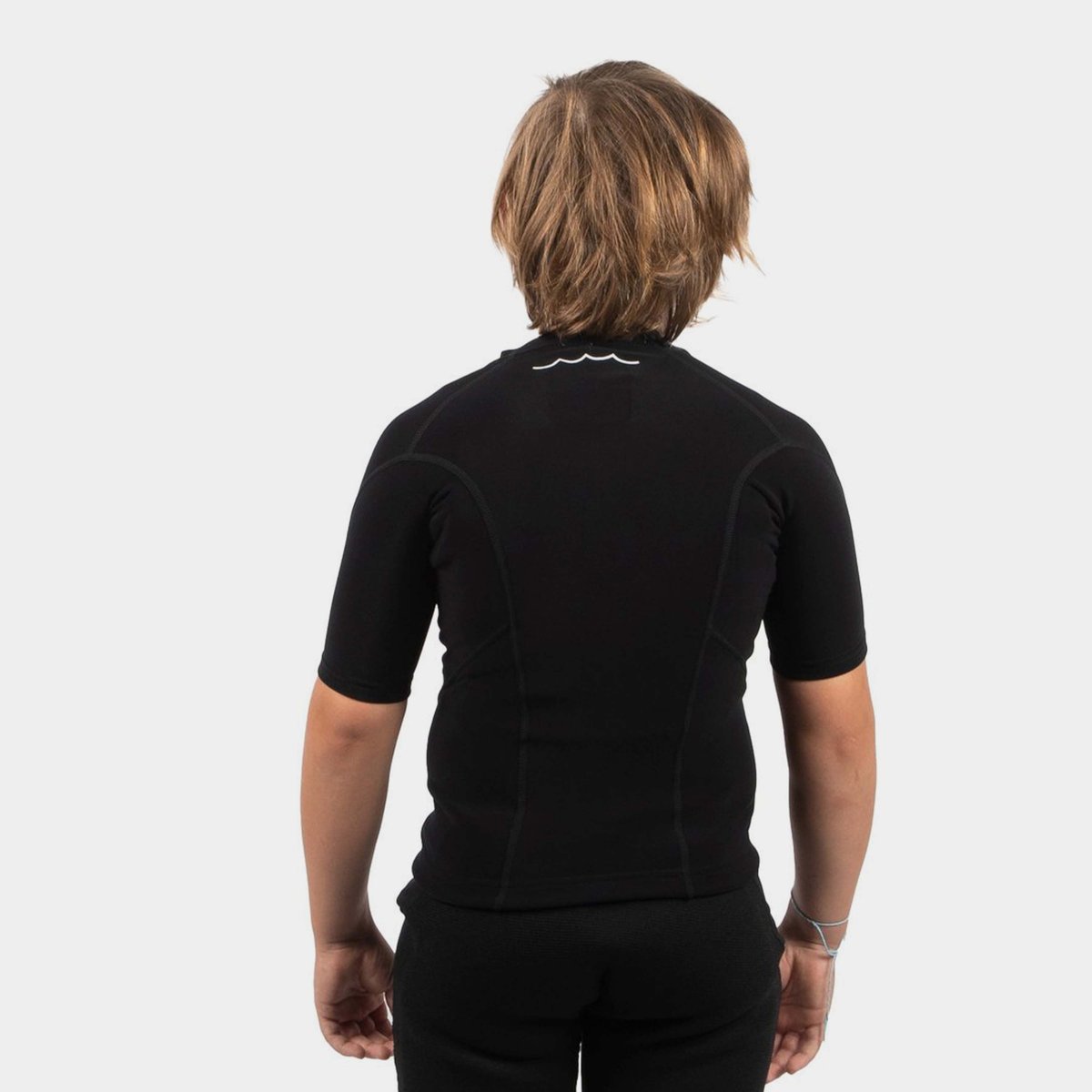 Gul - Junior Evotherm Thermal Short Sleeve Rash Vest | Black