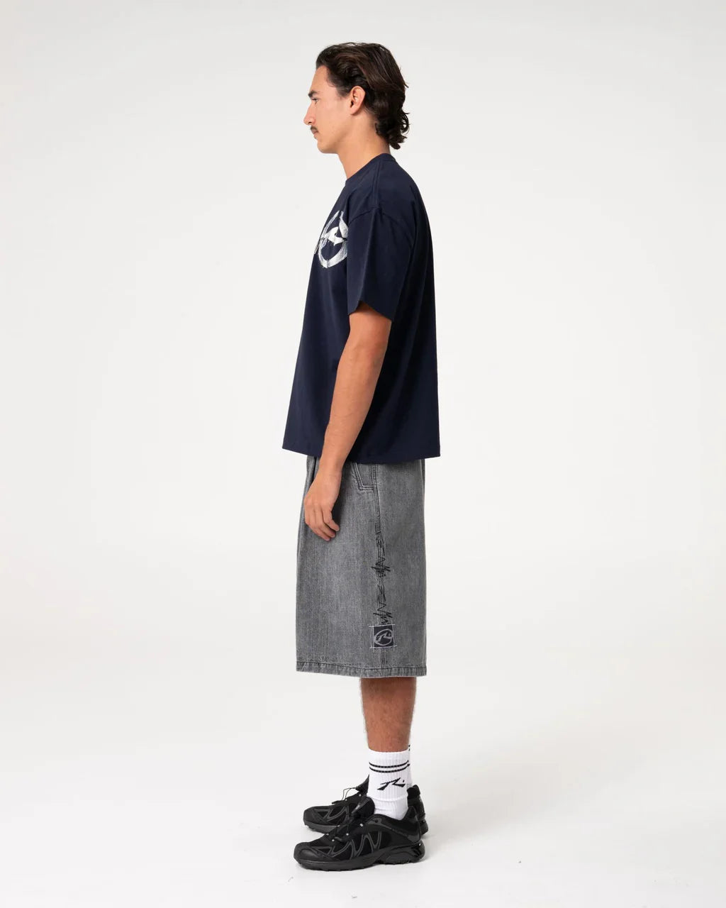 Rusty - Uncut Gems Short Sleeve Tee | Navy Blue