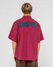 Rusty - Ransom Short Sleeve Shirt |  Burgundy