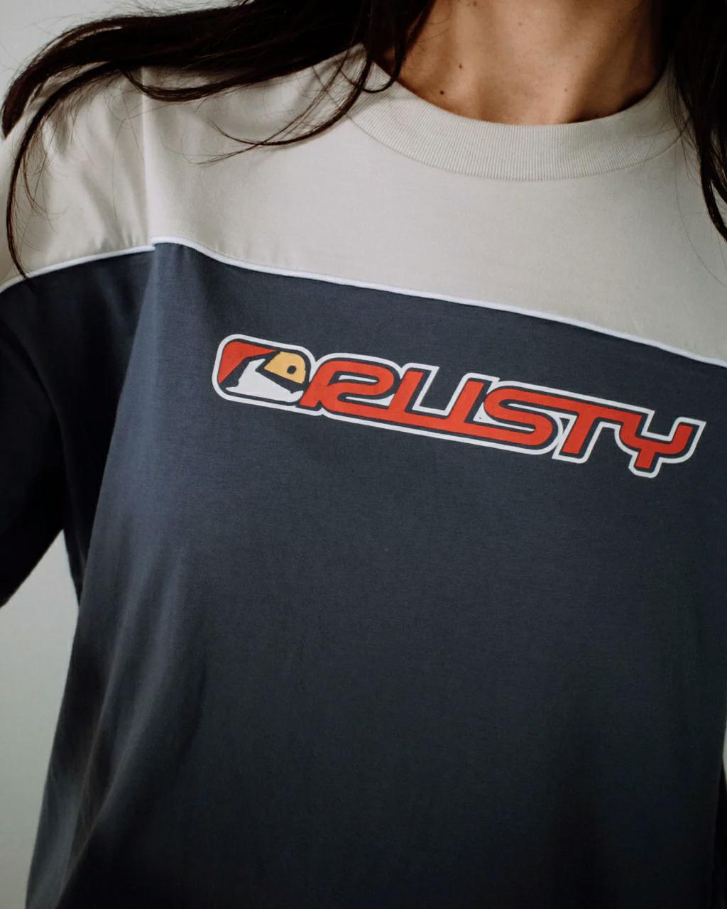 Rusty - Archived Ops Oversized Tee | China Blue