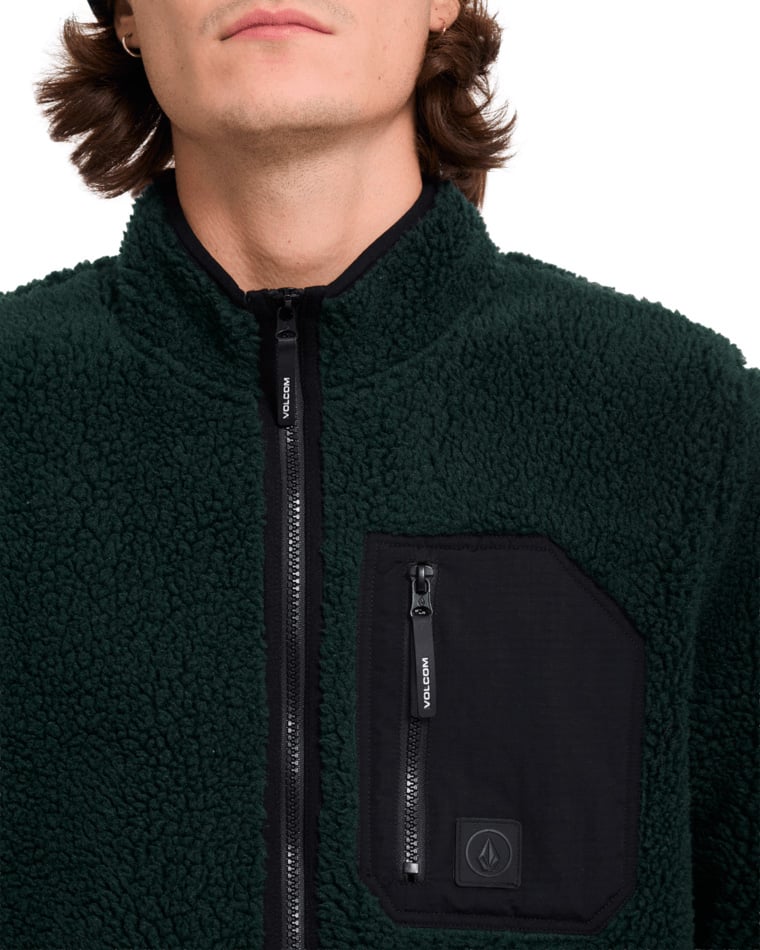 Volcom - Muzzer Fuzzar Zip| Scarab