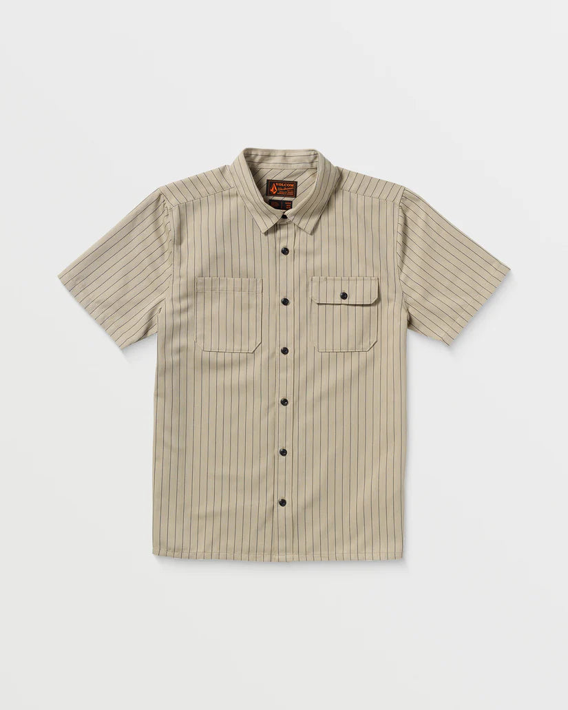 Volcom | Trade Stone Tee | Light Khaki