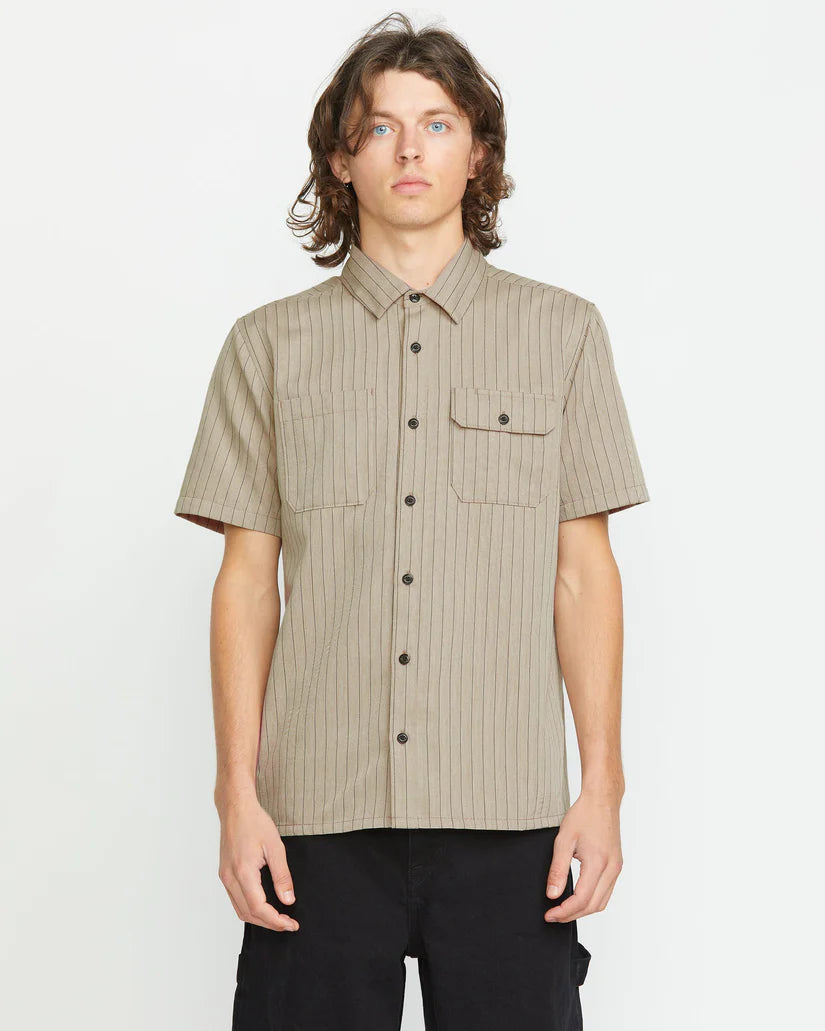 Volcom | Trade Stone Tee | Light Khaki