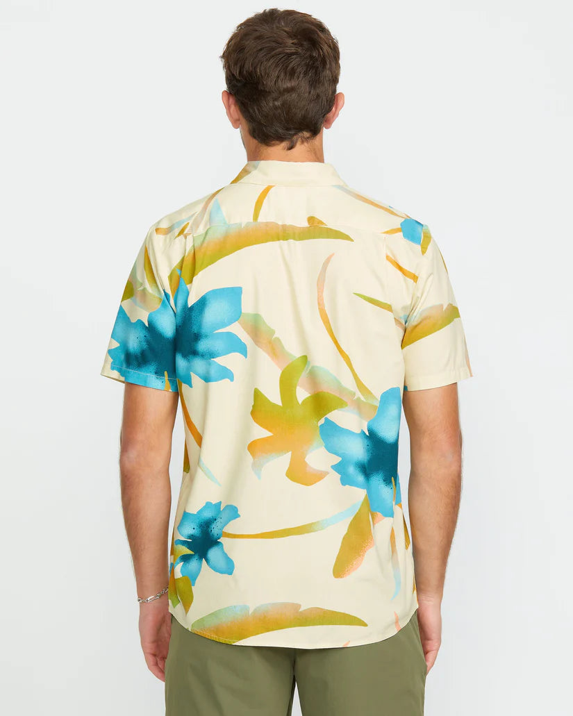 Volcom | Tracers Floral Shirt | Light Beige