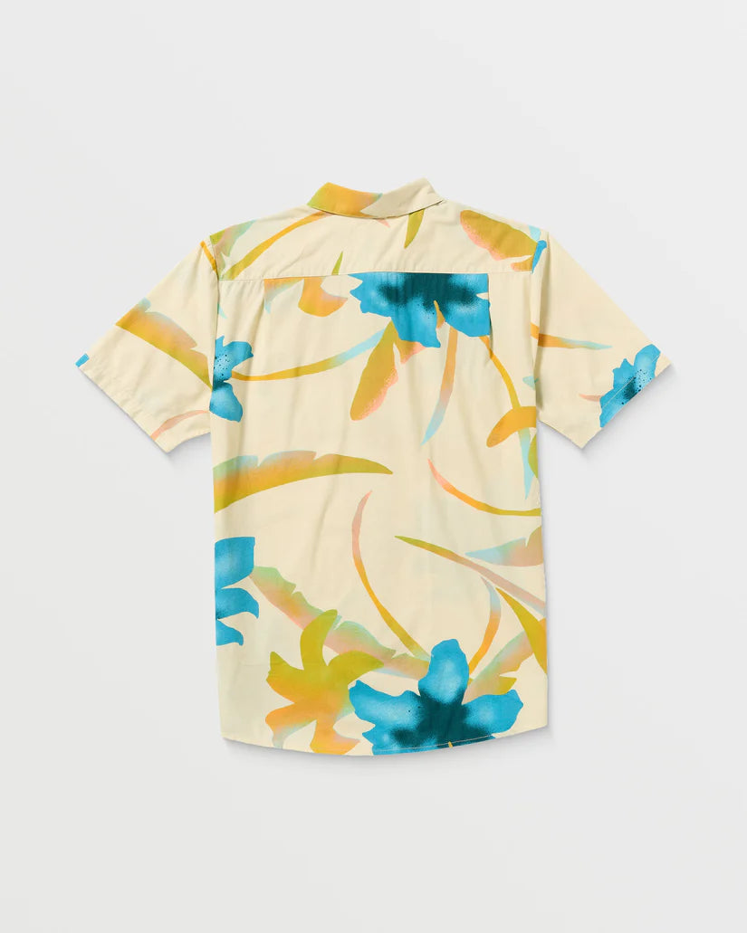 Volcom | Tracers Floral Shirt | Light Beige