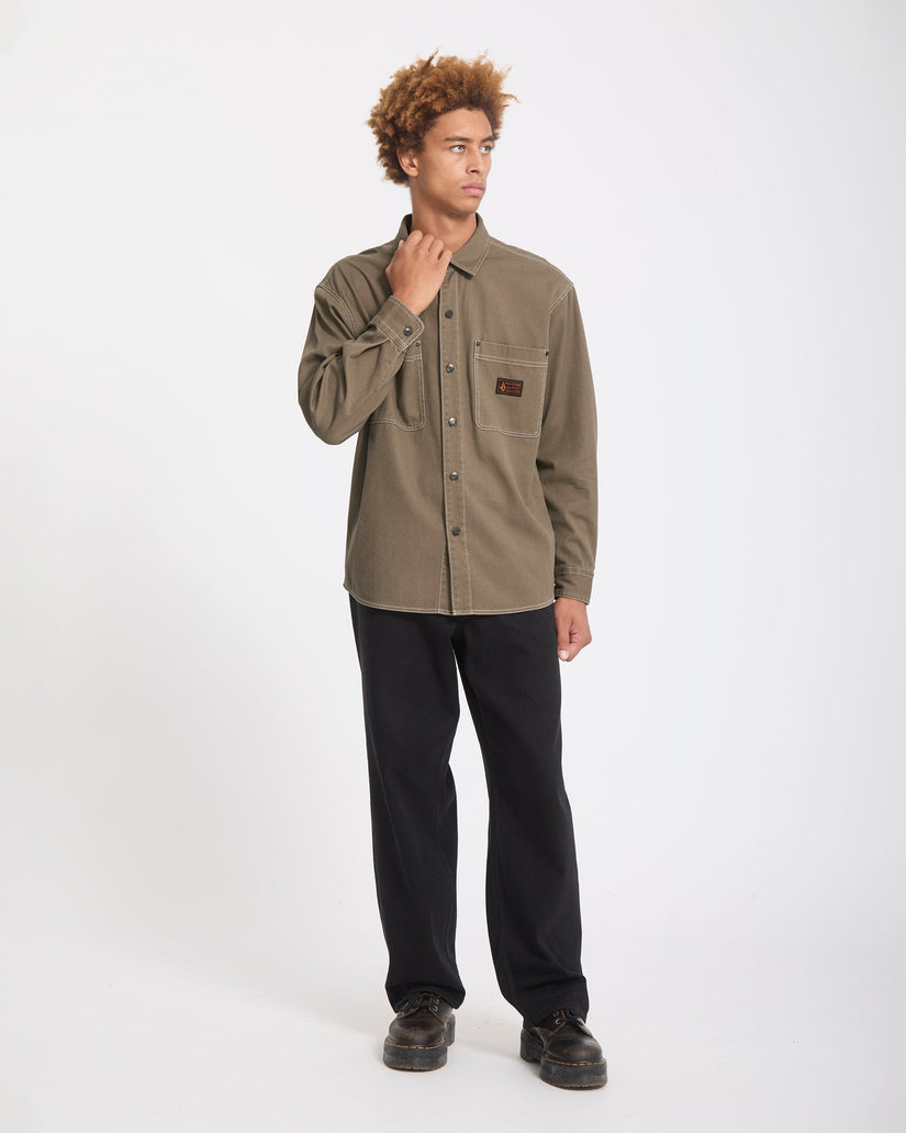 Volcom - Levelstone Shirt | Earth