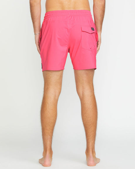 Volcom | Lido Solid Trunk 16" | Neon Pink