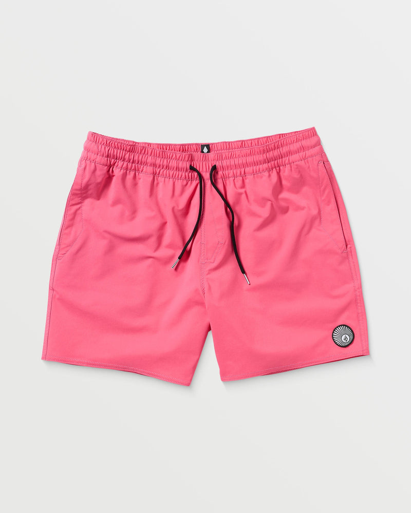 Volcom | Lido Solid Trunk 16" | Neon Pink