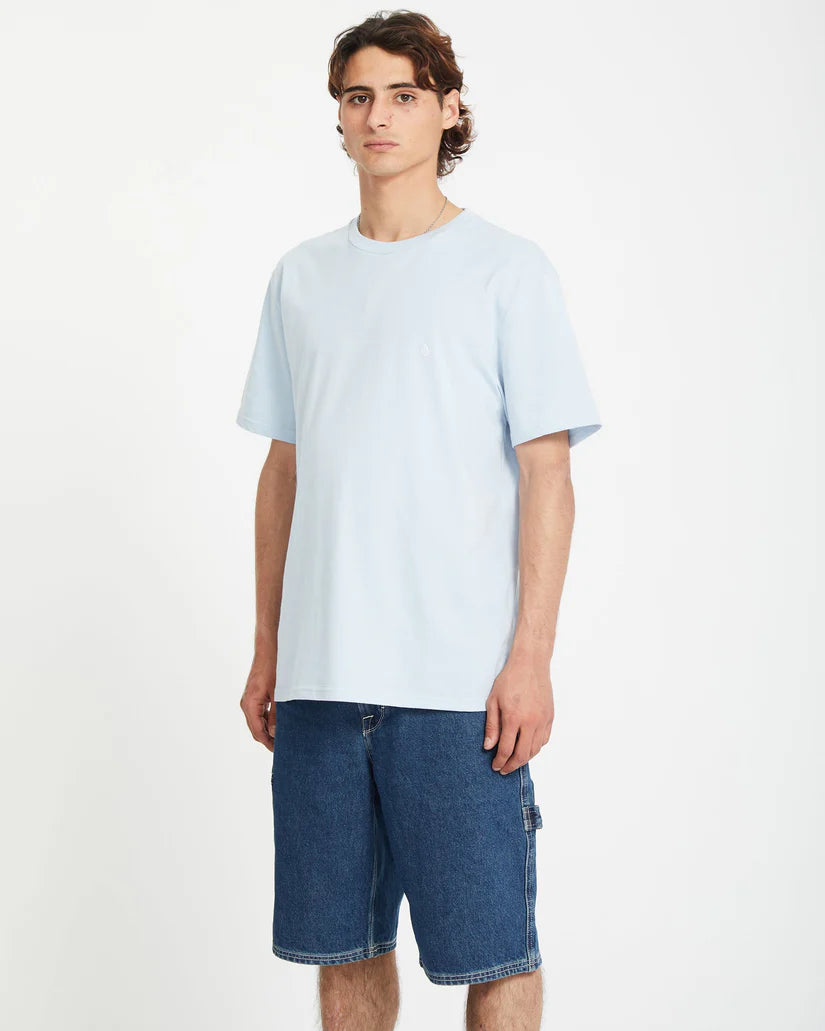 Volcom | Stone Blanks Basic Tee | Carolina Blue