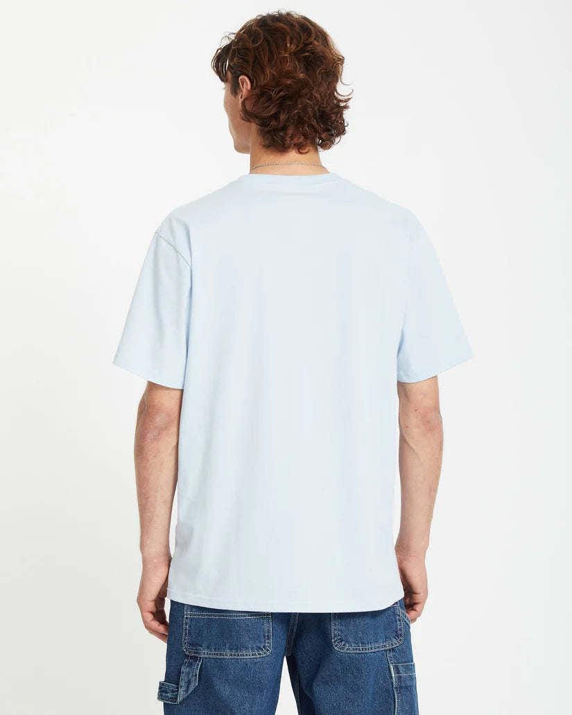 Volcom | Stone Blanks Basic Tee | Carolina Blue