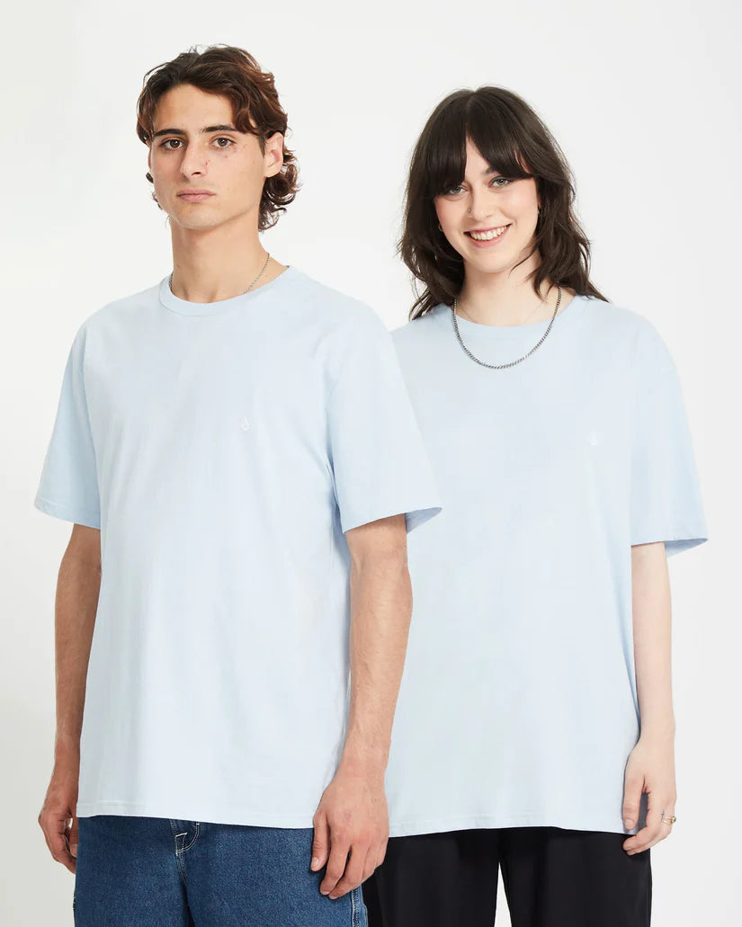 Volcom | Stone Blanks Basic Tee | Carolina Blue