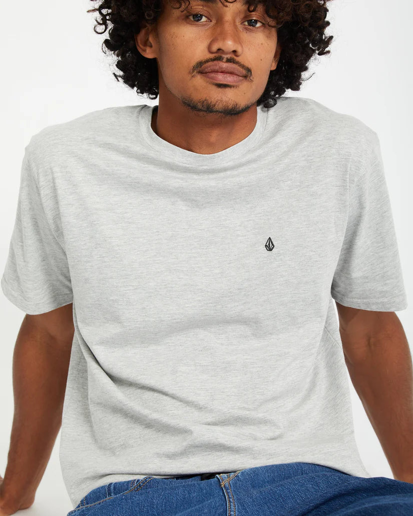 Volcom | Stone Blanks Basic Tee | Heather Grey