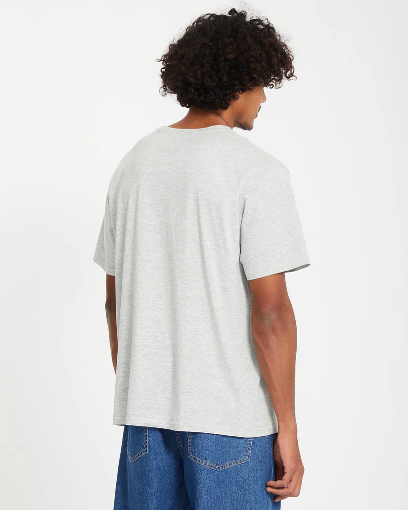 Volcom | Stone Blanks Basic Tee | Heather Grey