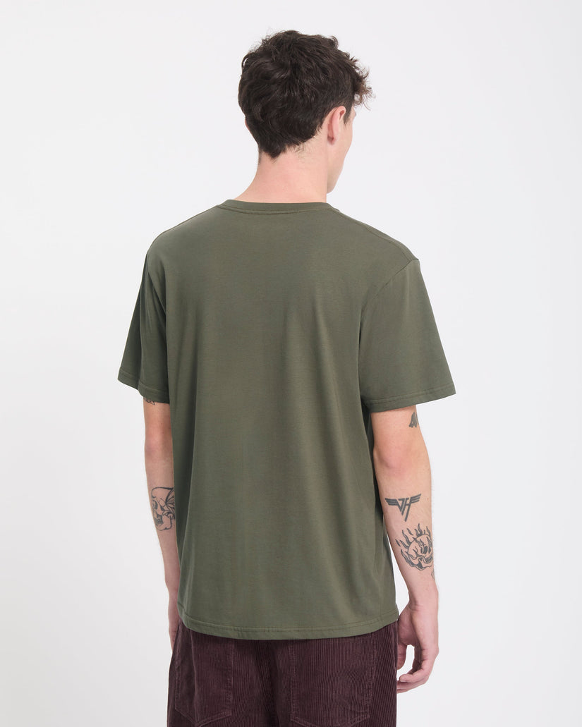 Volcom - Stone Blanks Tee | Winter Moss