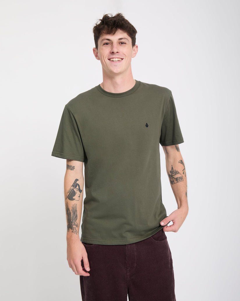 Volcom - Stone Blanks Tee | Winter Moss