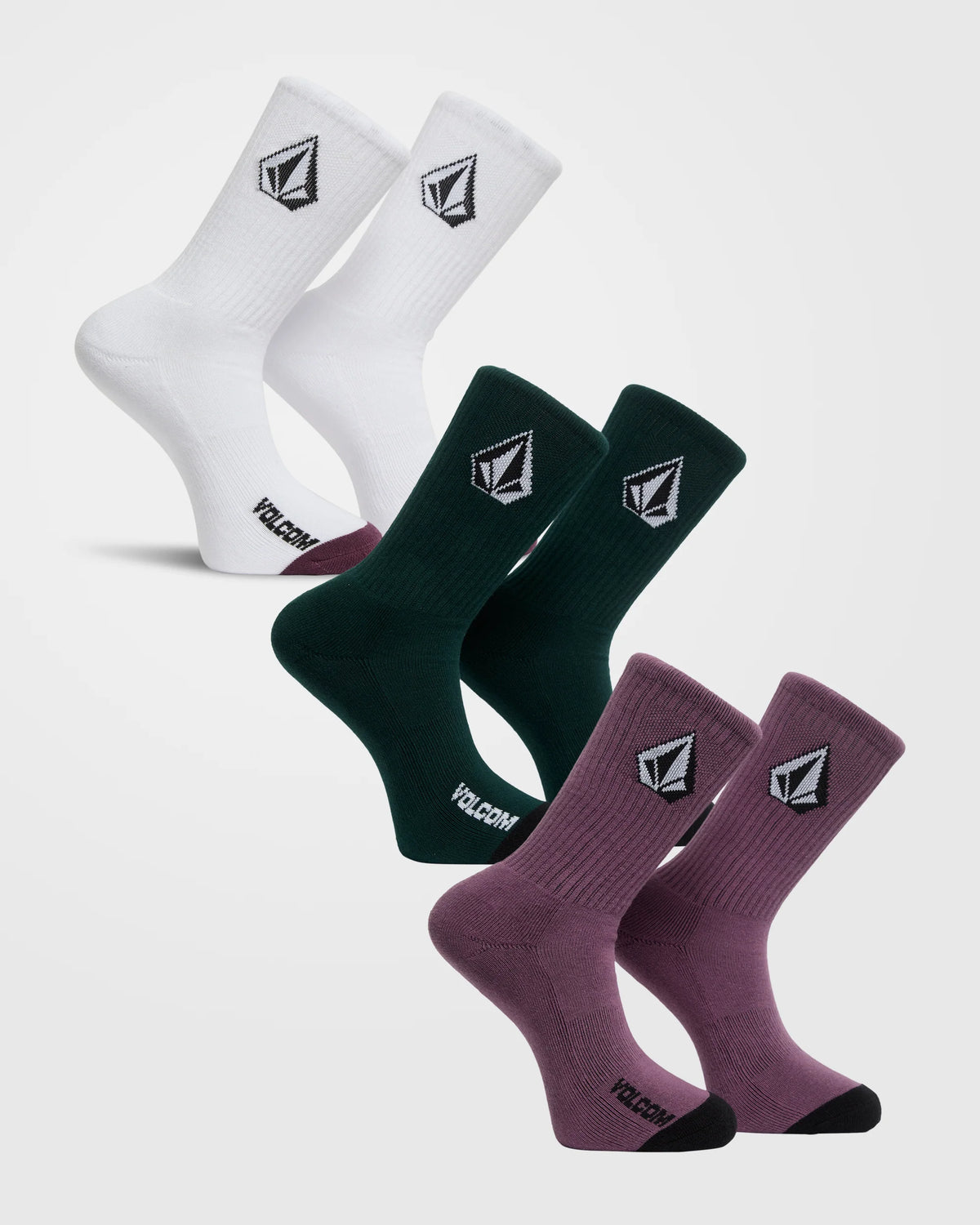Volcom - Full Stone 3PK Socks | Multicolour
