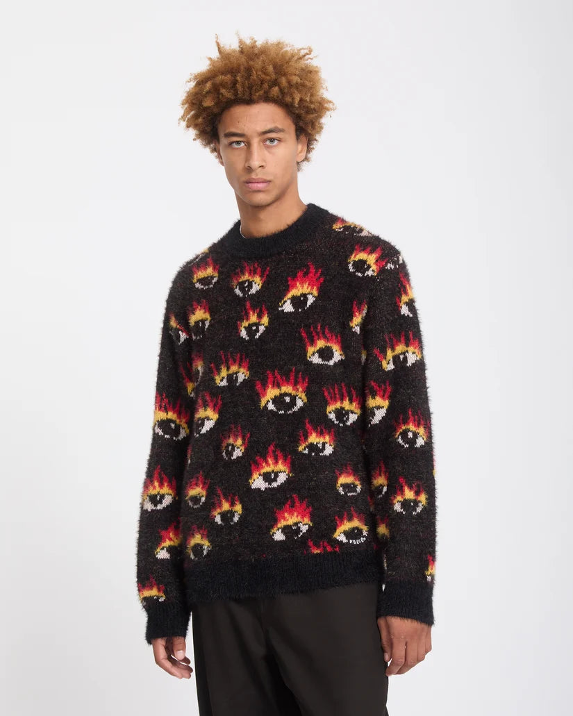 Volcom - FA Ozzy Sweater Eyes | Black