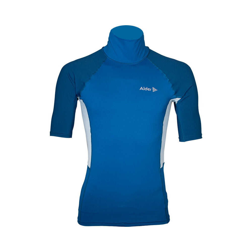 Alder - Junior Cruz Rash Vest Short Sleeve | AZ Blue