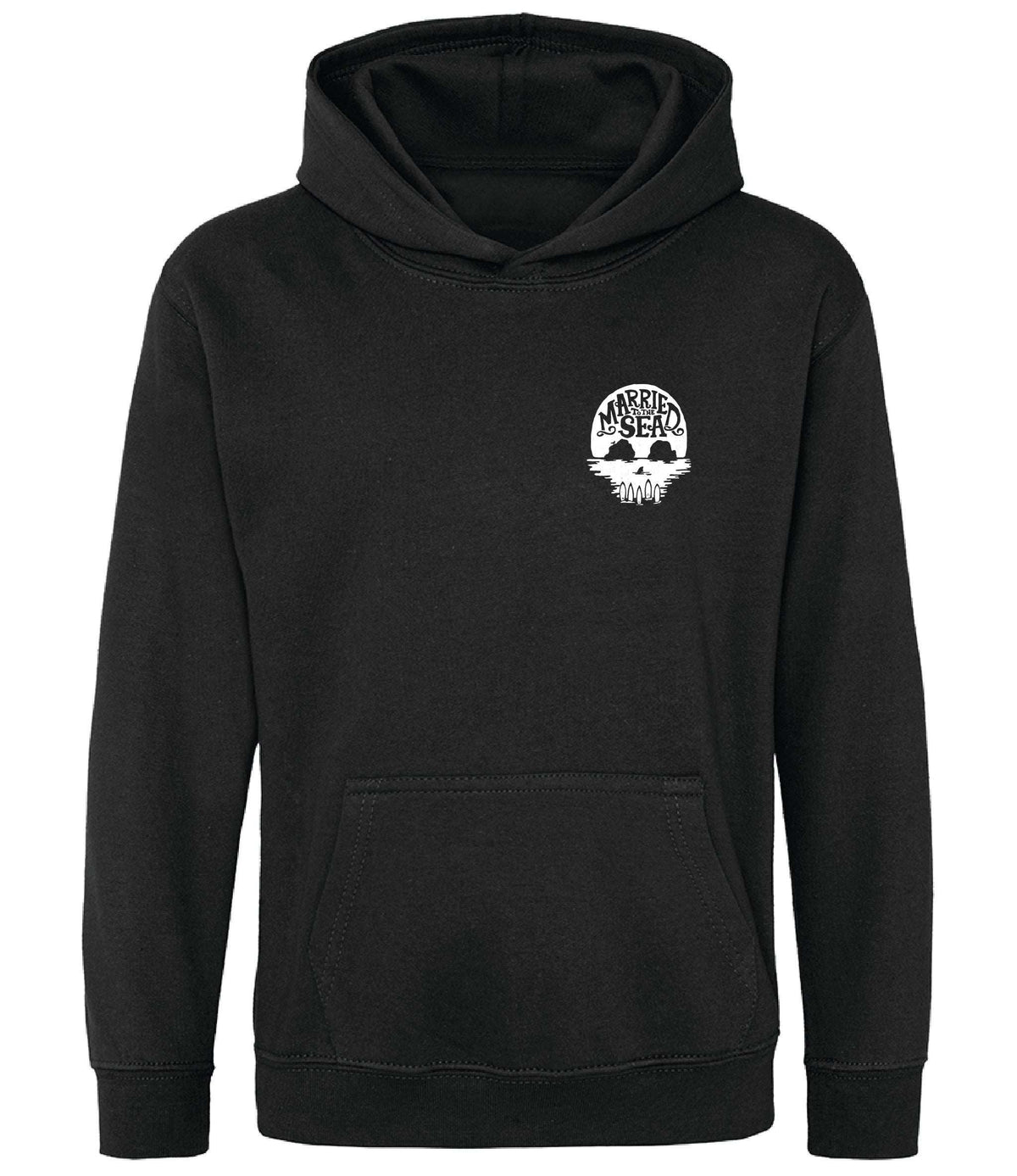 Skull Island Kids Black Smoke Hood | Married to the Sea