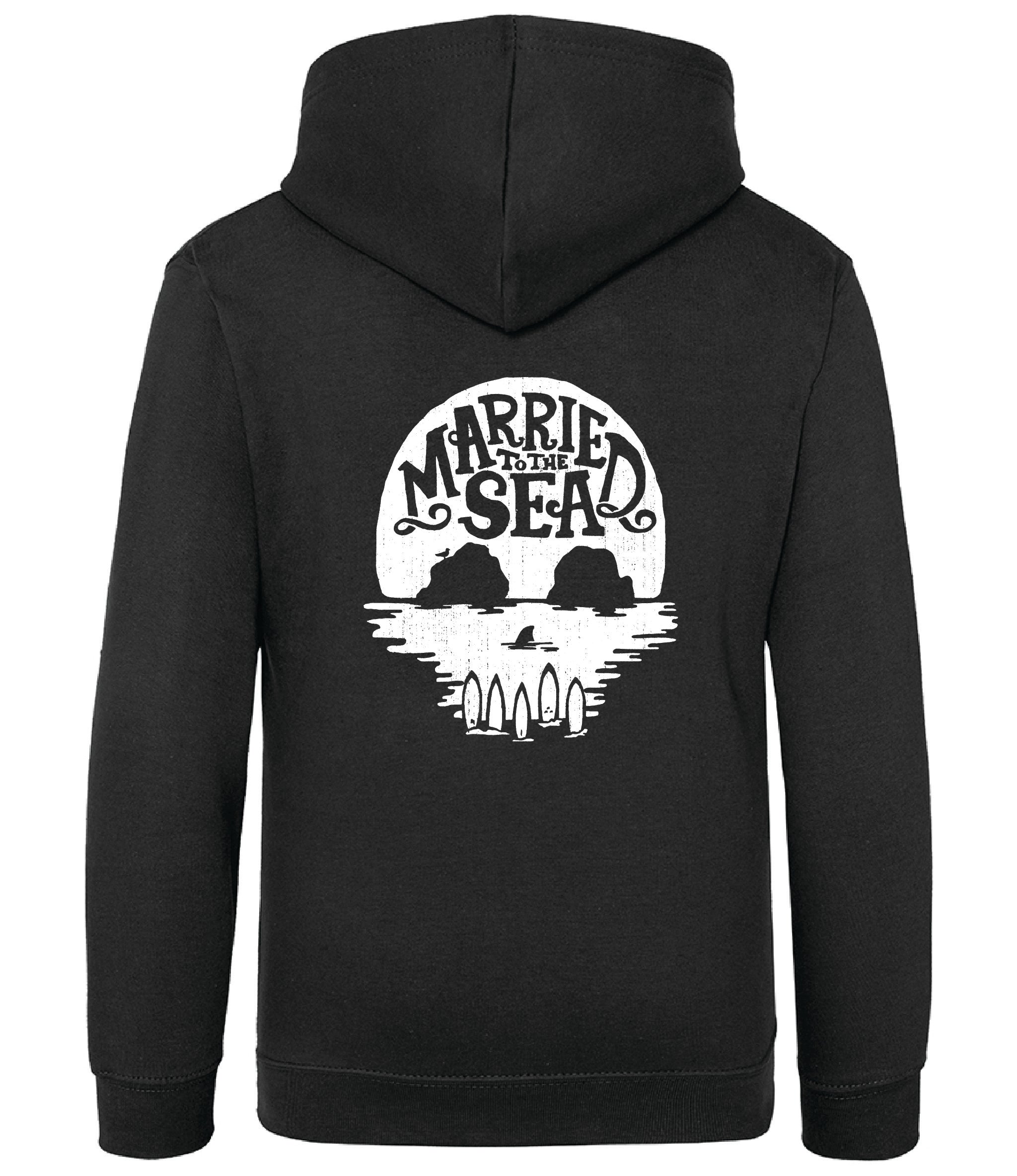 Skull Island Kids Black Smoke Hood | Married to the Sea