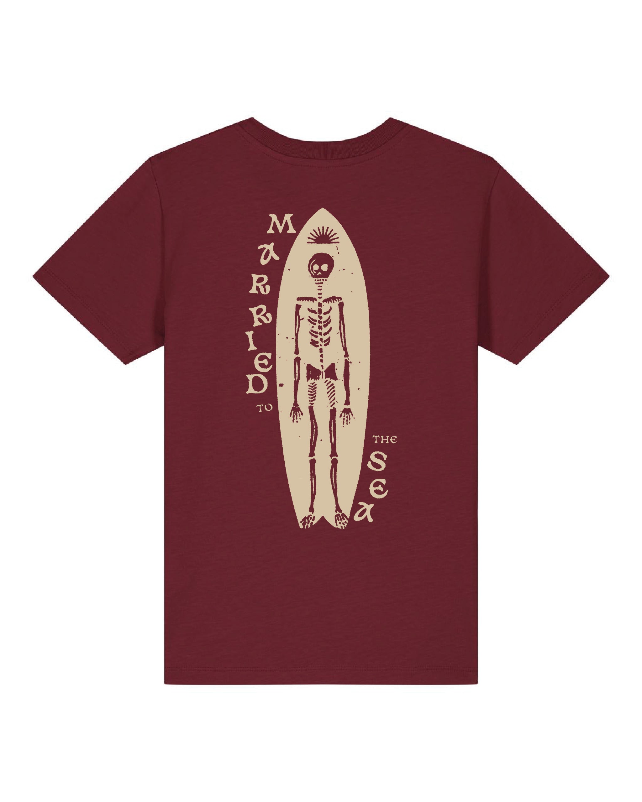 Dead Shred Kids Burgundy T-Shirt | Married to the Sea