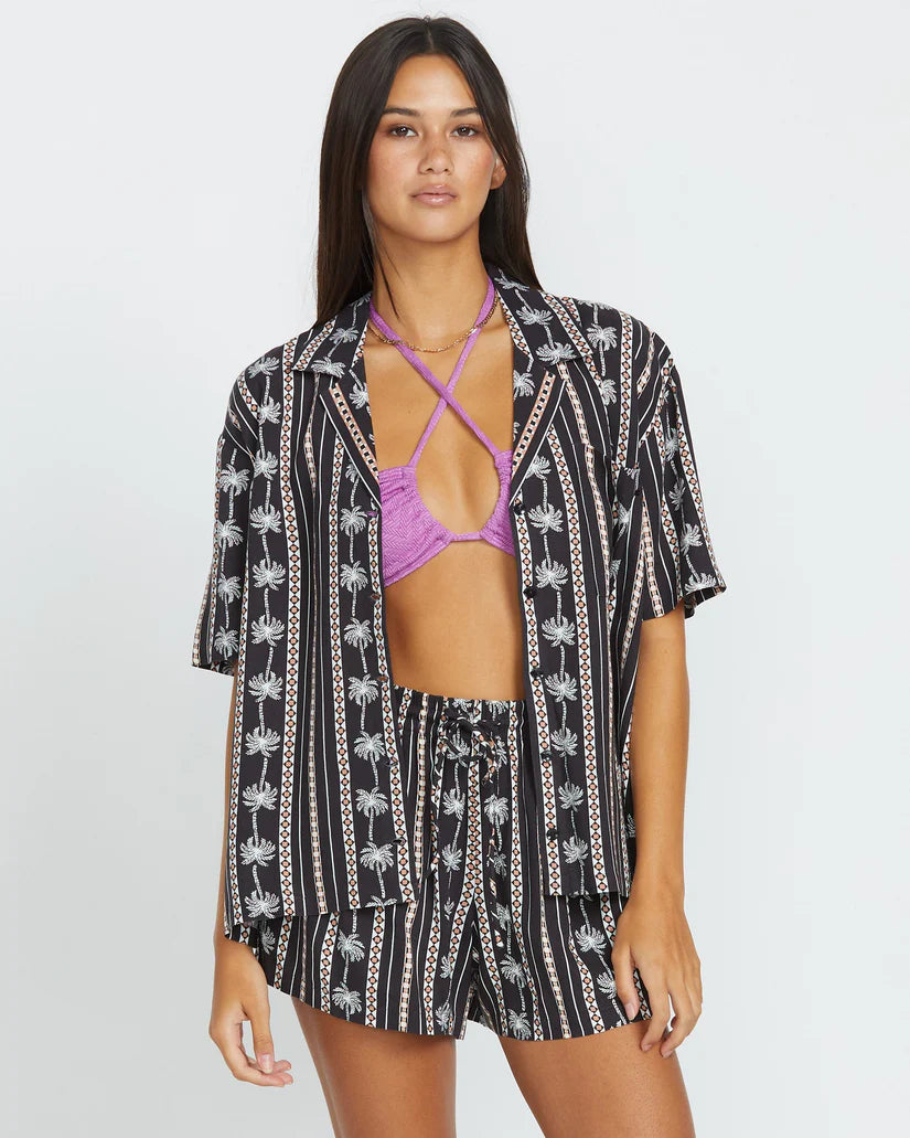 Volcom | Sun Stunner Shirt | Black Combo