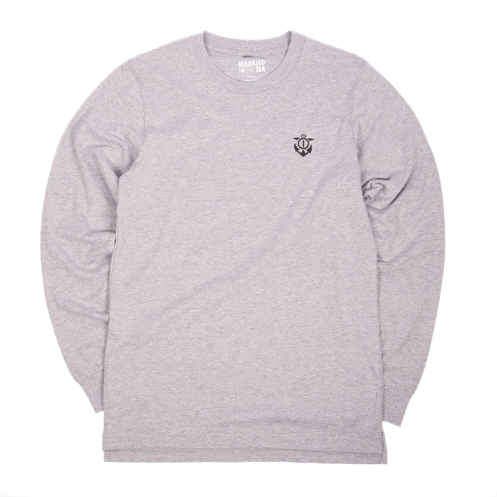 Anchor Long Sleeve T-Shirt - Athletic Heather | Married to the Sea