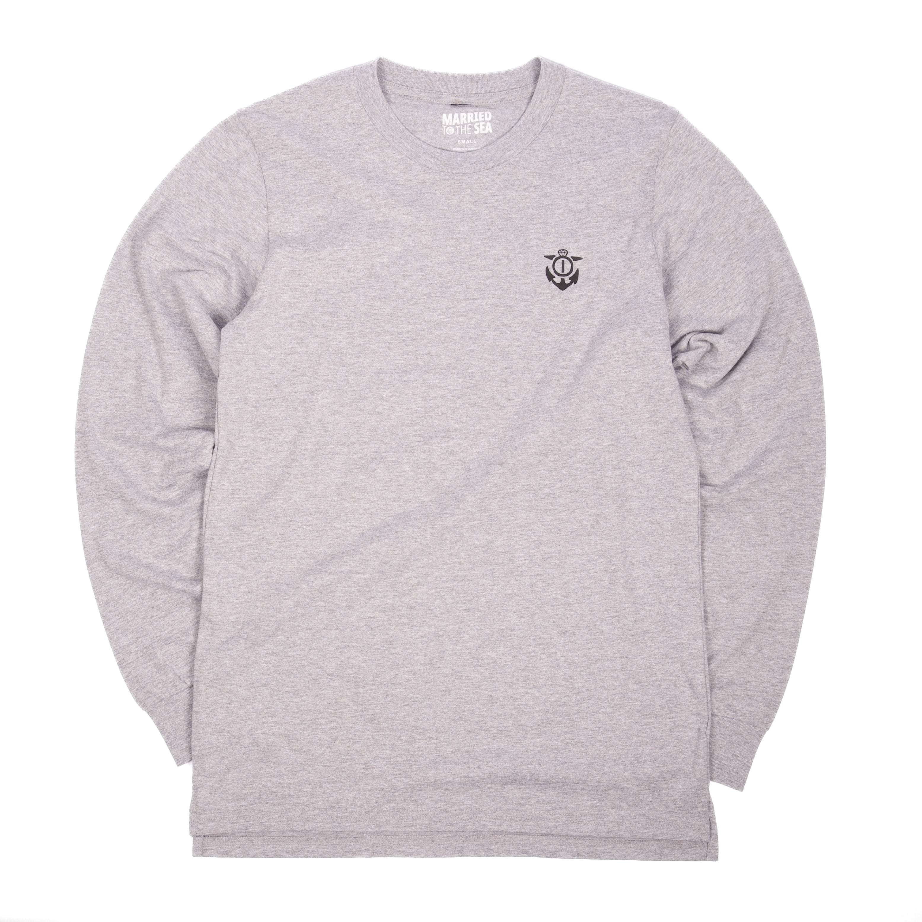 Anchor Long Sleeve T-Shirt - Athletic Heather | Married to the Sea