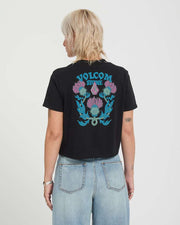 Volcom - Dial Crop Tee | Black