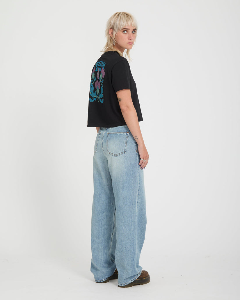 Volcom - Dial Crop Tee | Black