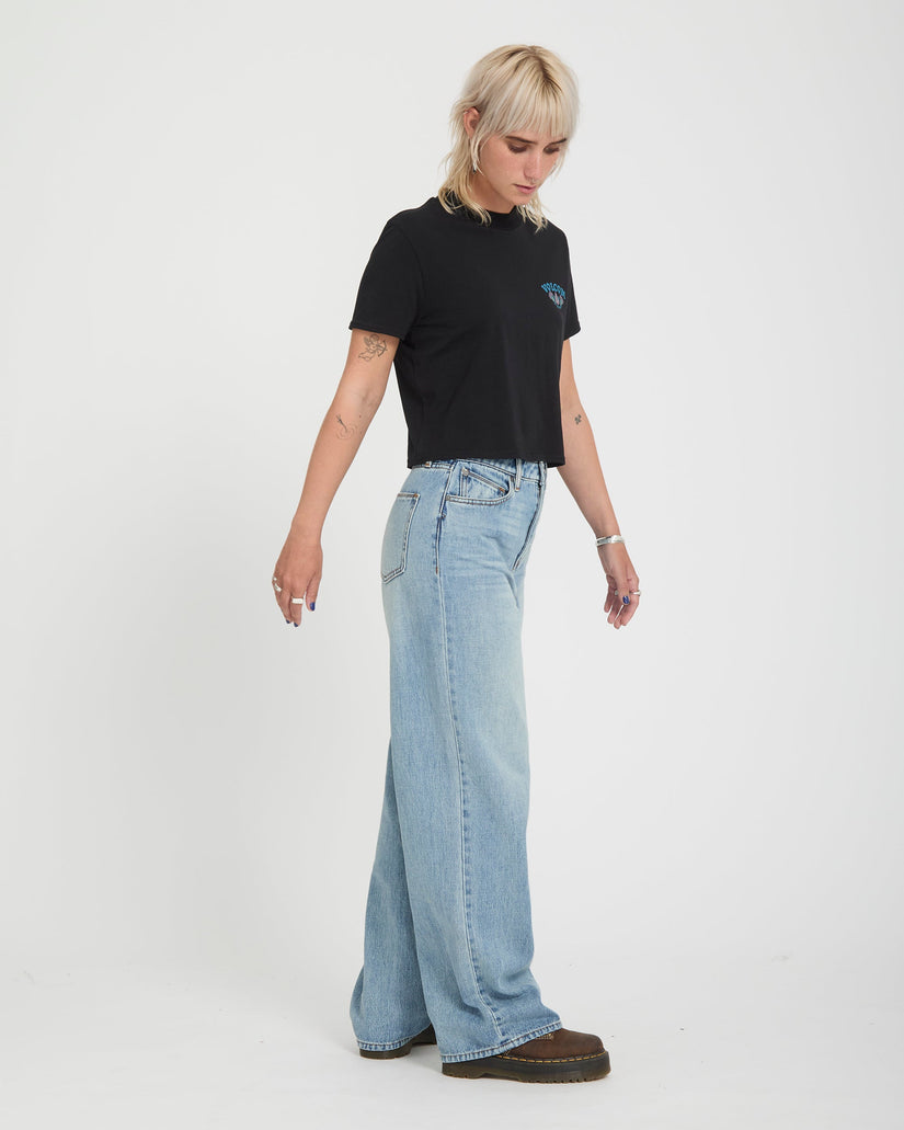 Volcom - Dial Crop Tee | Black