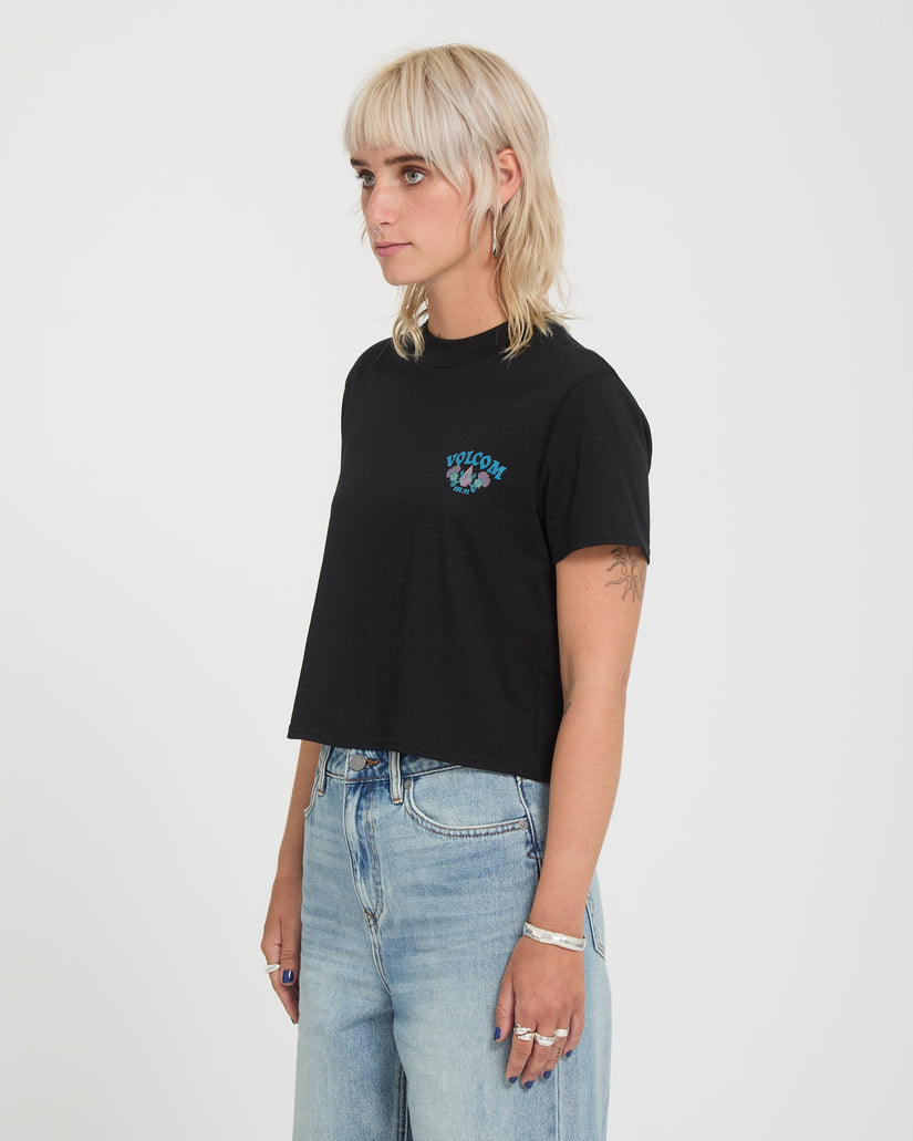 Volcom - Dial Crop Tee | Black