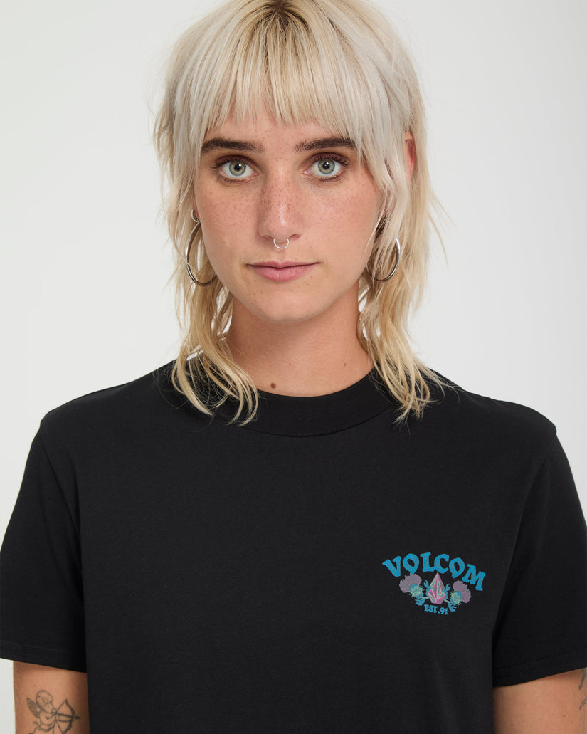 Volcom - Dial Crop Tee | Black