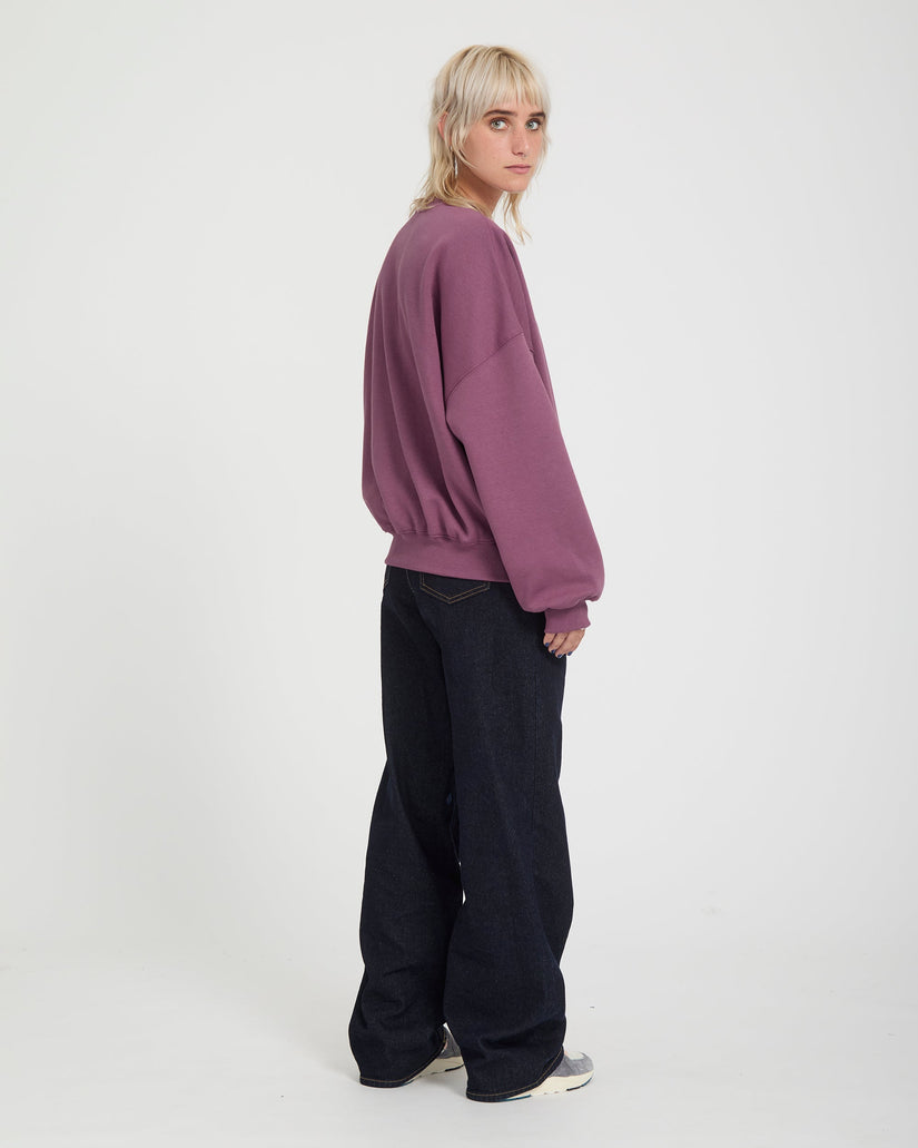 Volcom - Women's Sto'n Crew | Orchid