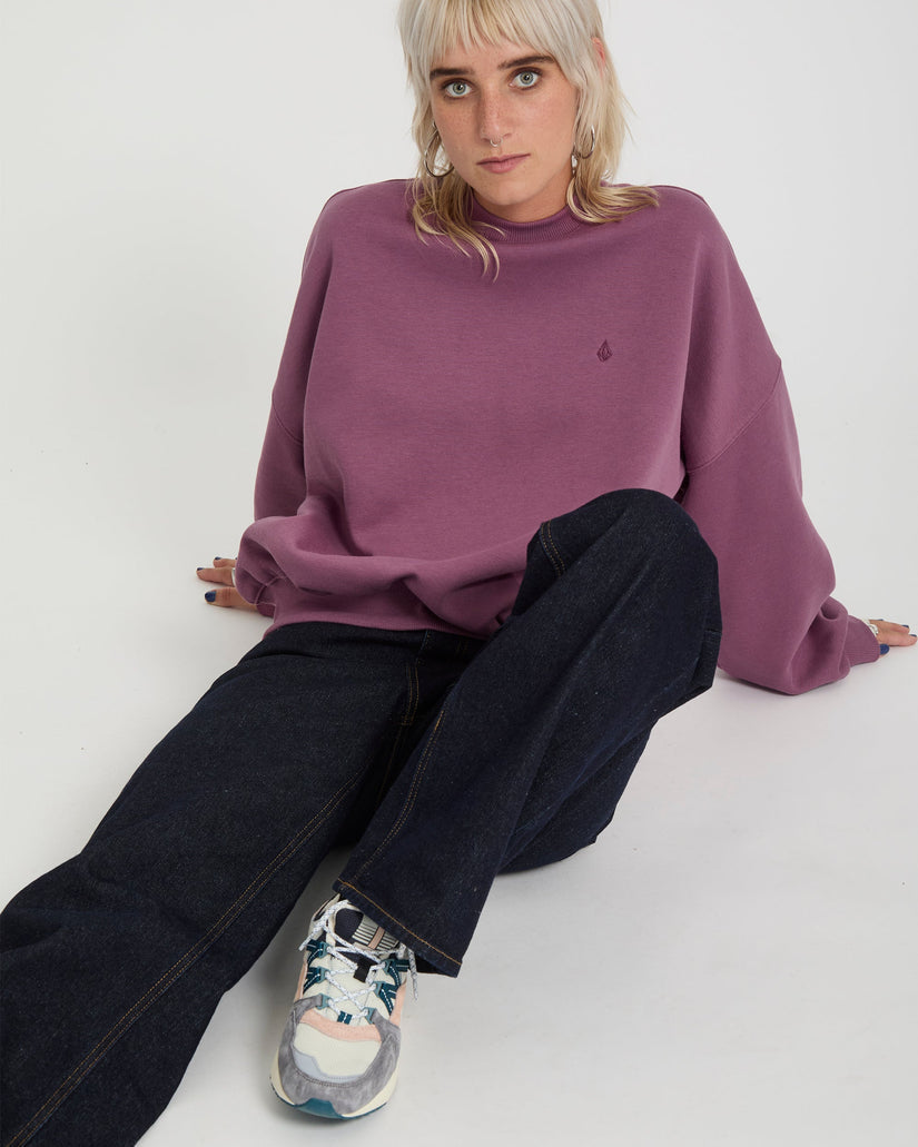 Volcom - Women's Sto'n Crew | Orchid
