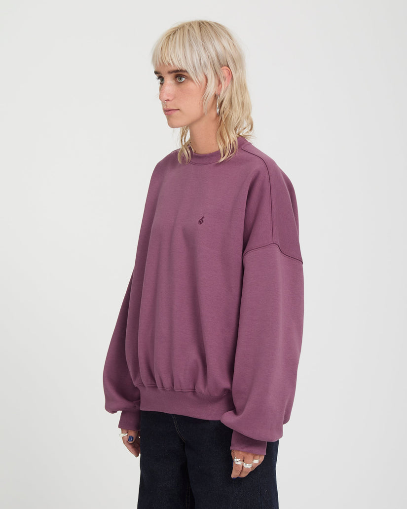 Volcom - Women's Sto'n Crew | Orchid