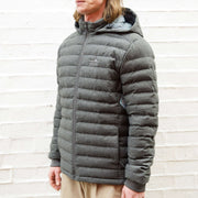 Setty Wool-Like Padded Jacket - Metal Heather Grey | Married to the Sea