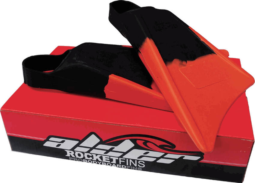 Alder - Rocket Pro Bodyboard Fins | Red/Black -  - Married to the Sea Surf Shop - 