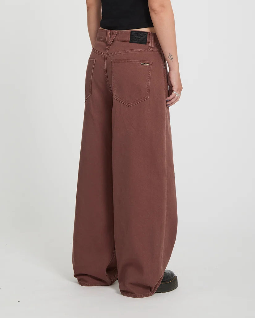 Volcom - Beeggy Denim Pant | Tobacco Brown