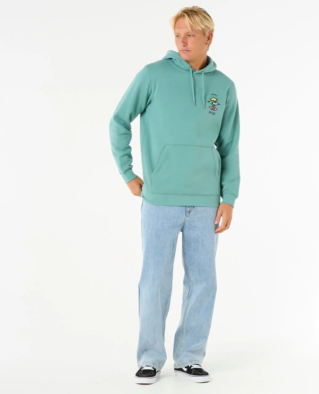 Rip Curl Search Icon Hood | Blue Lagoon