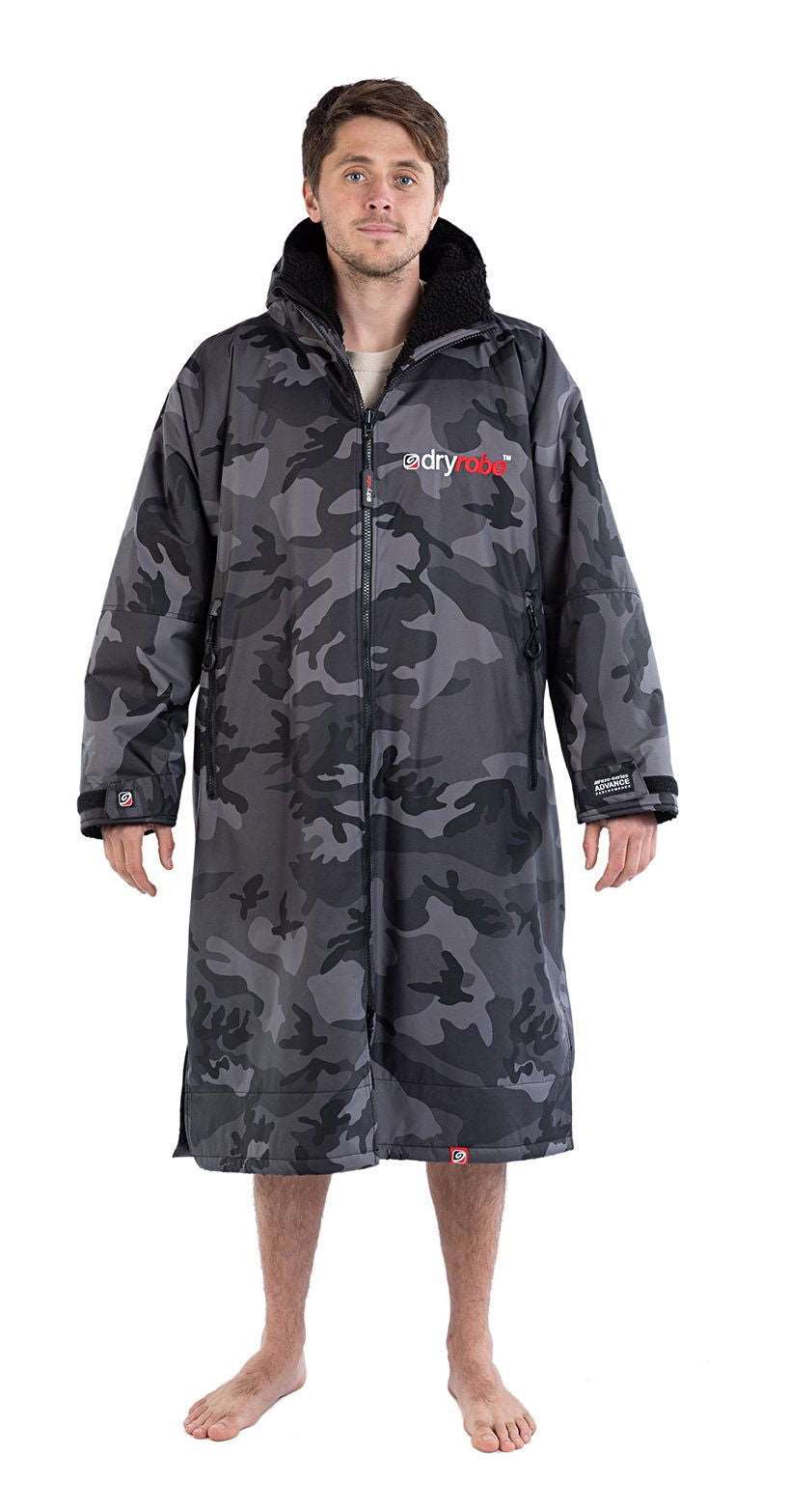 Dryrobe Advance - Black/Camo | Long Sleeve -  - Married to the Sea Surf Shop - 