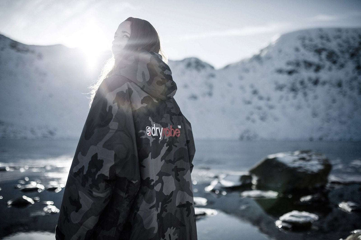 Dryrobe Advance - Black/Camo | Long Sleeve -  - Married to the Sea Surf Shop - 