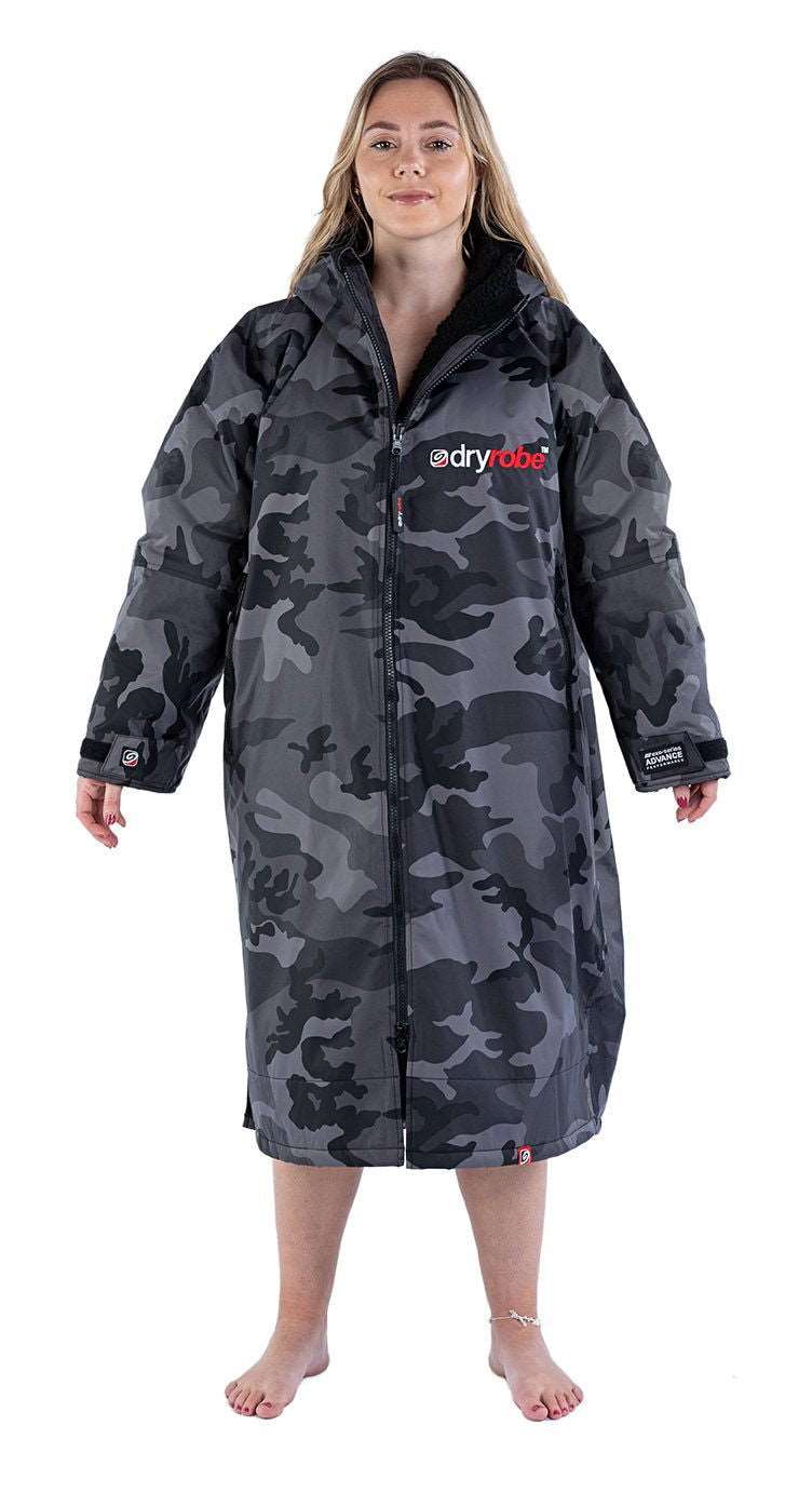 Dryrobe Advance - Black/Camo | Long Sleeve -  - Married to the Sea Surf Shop - 