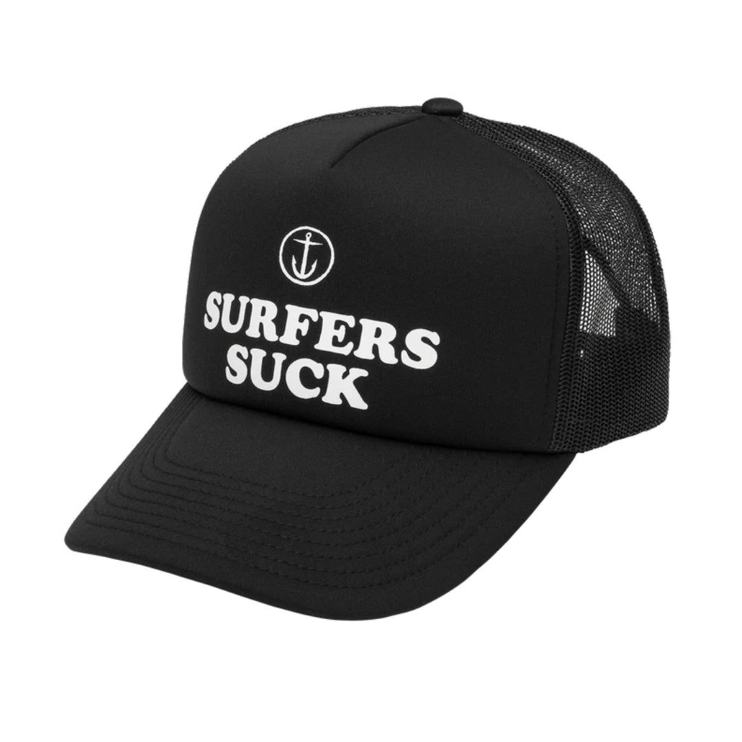 Captain Fin - Surfers Trucker Cap | Black - Captain Fin - married-to-the-sea-shop
