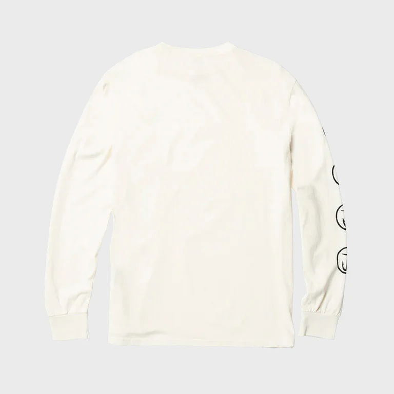 Captain Fin - Anchor Tee Long Sleeve | Vintage White -  - Married to the Sea Surf Shop - 