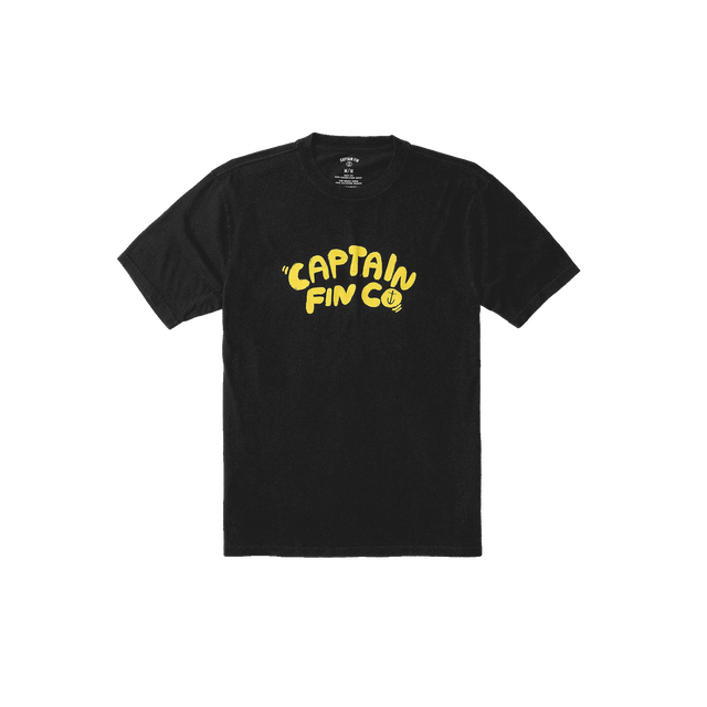 Captain Fin - Ballast Tee Short Sleeve | Black -  - Married to the Sea Surf Shop - 