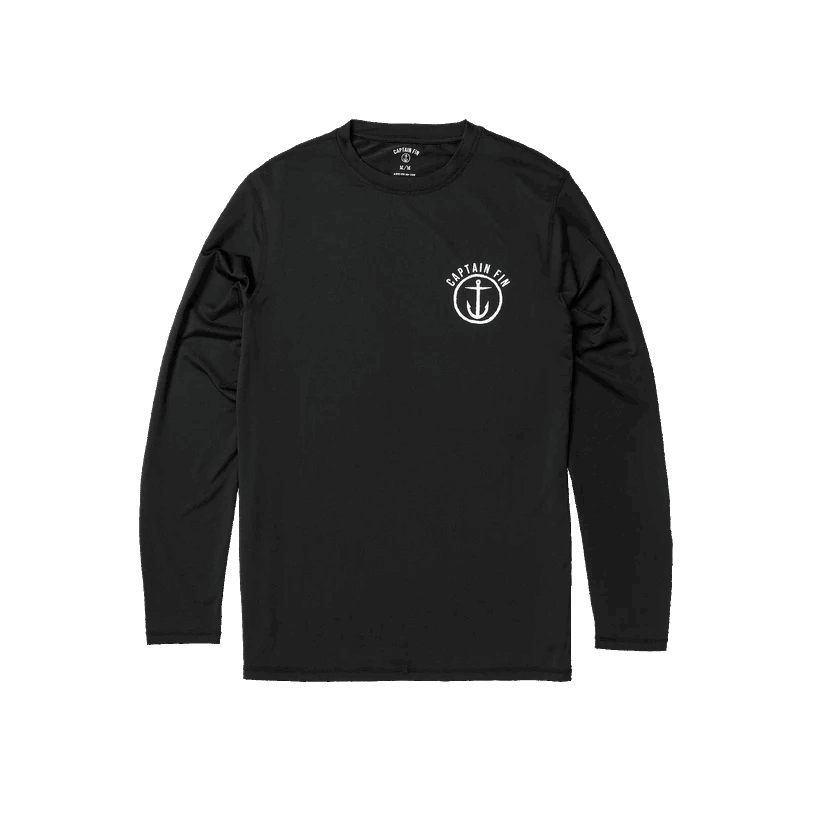 Captain Fin - Son Brilla Rash Vest Long Sleeve | Black -  - Married to the Sea Surf Shop - 