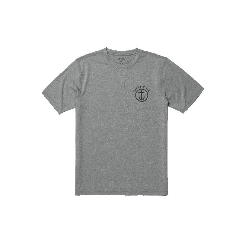 Captain Fin - Son Brilla Rash Vest Short Sleeve | Heather Grey -  - Married to the Sea Surf Shop - 